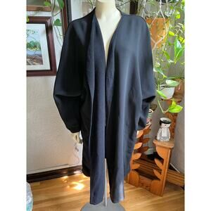Yeohlee Gabardine Microfiber Dolman Sleeve Wrap